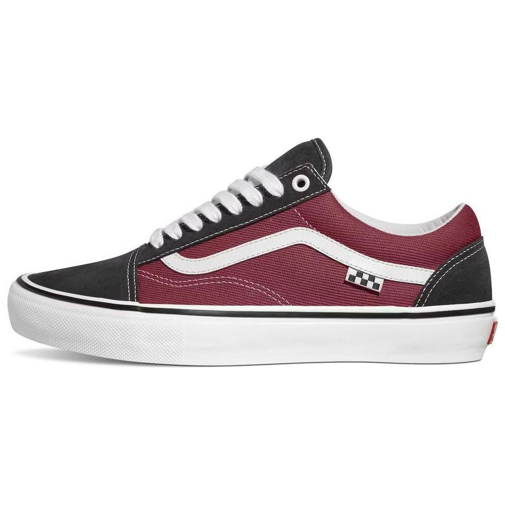 Vans Old Skool Comfortable Durable Low-Top Skate Shoes Unisex Sneakers Black Red VN0A5FCB249