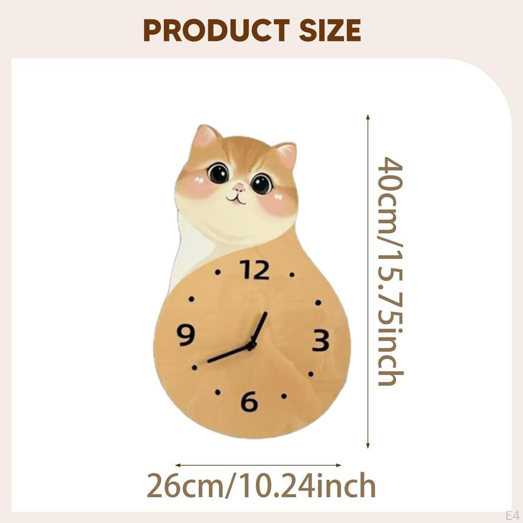 Clock Decor Art Ornament Decorative for Farmhouse Living Room Kitchen