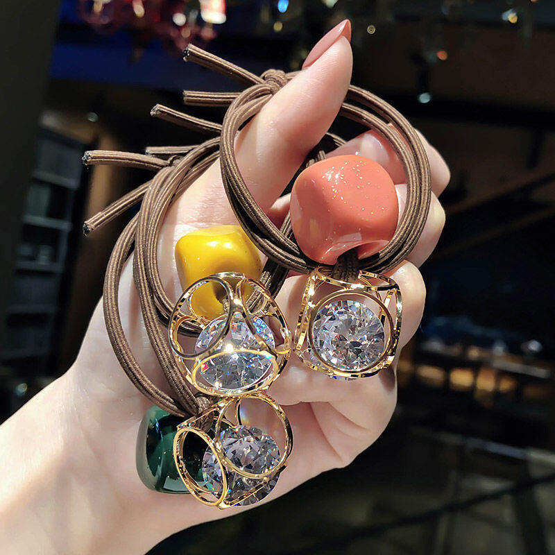 Twinkle Cube Hair Band 5P SET