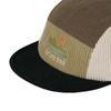 Clape Short Brim Corduroy Umpire Cap for Stylish Casual Baseball Cap for Outdoors Men's 5-Panel Fall/Winter, (Black, BSWP2585)