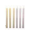 LED Christmas Candle Light with Vertical Stripes for Wedding, Party, and Birthday Decorations