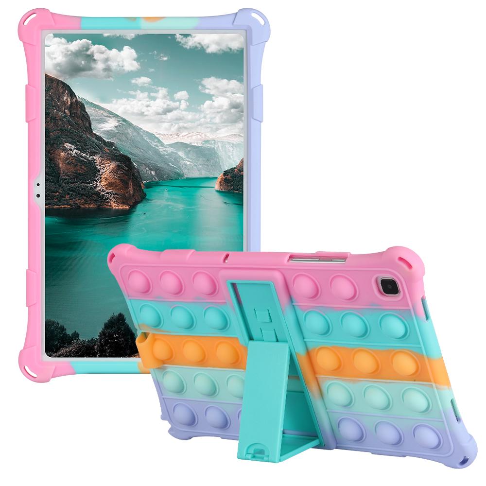 Fodral För Samsung Galaxy Tab A7 10,4 tum T500 T505 Stativ Mjukt Silikon Surfplattefodral Coque