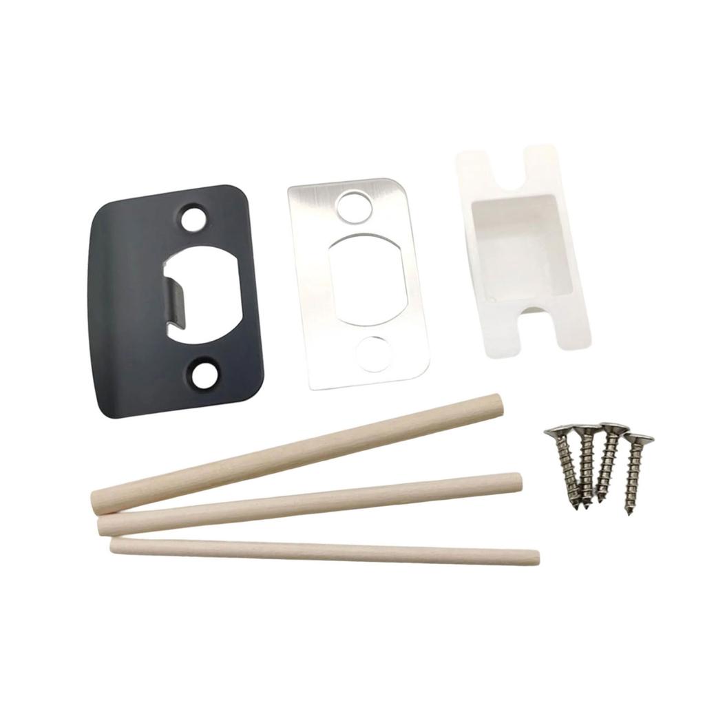 Universal Residential Security Striker Door Lock Latches Restorers Spacer Standard Door Strikes Plate Accessory