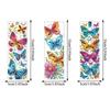 3Pcs Special Shape Cat Flowers 5D DIY Diamond Painting Bookmark Diamond Painting Bookmark Making Kit for Kids Adults Beginners