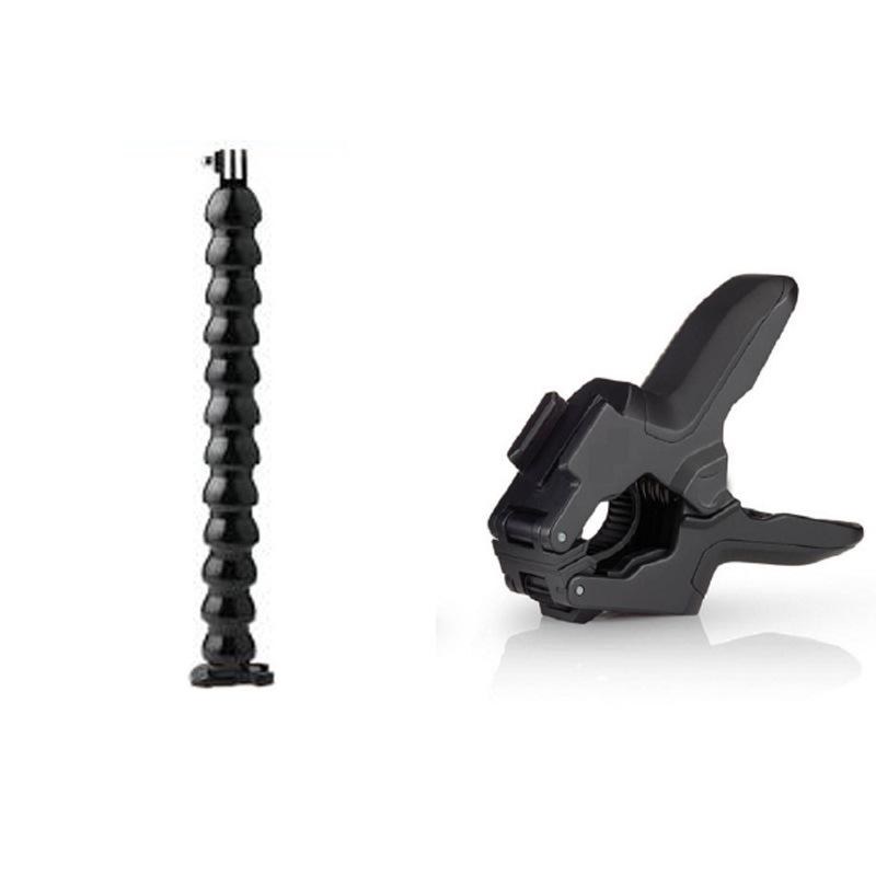 GoPro Xiaoyi Flexible Snake Arm Clamp for Mountain Dog Sports Camera - 4, 8, 12 Sections