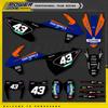 PowerZone Custom Fairing Graphics Backgrounds Decals Stickers Kit For KTM SX SXF MX 16-18  EXC XCW Enduro 17-19 125 to 500cc 23