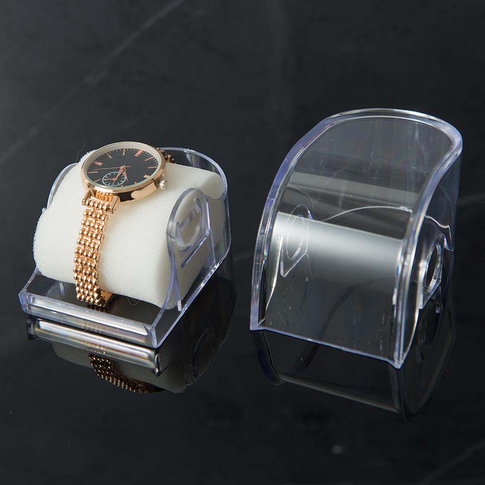 Rectangular Transparent Box Plastic Watch Display Storage Holder Case Adult Children's Smart Watch Protective Box Organizer Bag