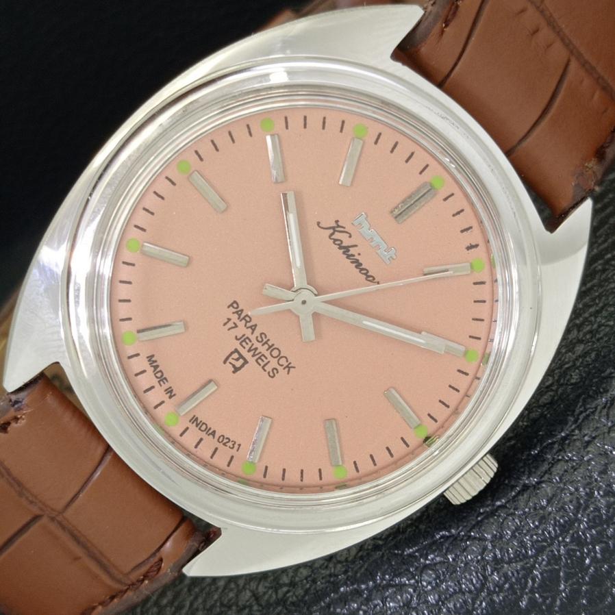 

CLASSIC HMT WINDING PINK DIAL WRIST WATCH FOR MENS a426489-2 RL-a426489