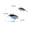Marine Toy Animals Figures Sword fish Sailfish Salmon Shark Piranha Animal Figurines Action Figure Children Toys Games kids Gift