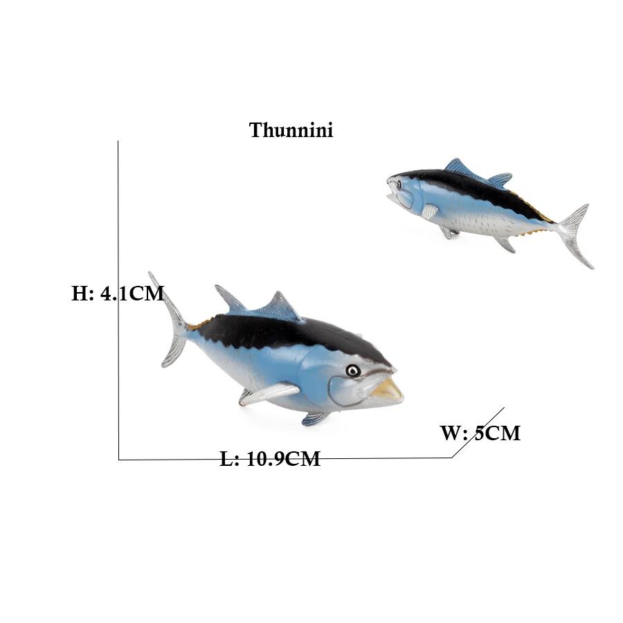 Marine Toy Animals Figures Sword fish Sailfish Salmon Shark Piranha Animal Figurines Action Figure Children Toys Games kids Gift