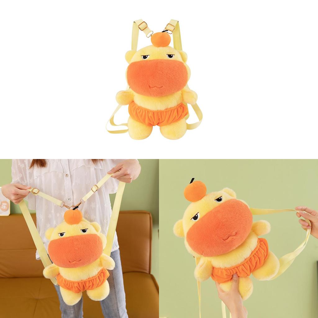 Shuitunlulu Plush Backpack Large Capacity Soft Toy Shoulder Bag For Kids And Teens