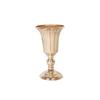 European Style Wedding Flower Vase Golden Dried Flower Pot Metal Trumpet Vases  Living Room