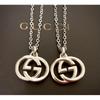 Used GUCCI/Gucci Interlocking G/GG Logo Pair Necklace Necklace/Pendant (50/60)