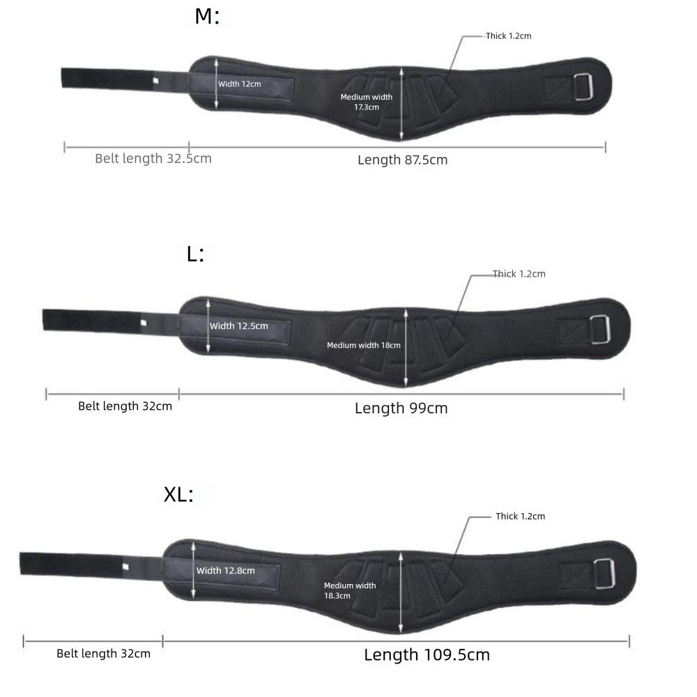 Breathable Weightlift Waist Support Adjustable Workout Power Belt Practical Fitness Belt  Deadlift