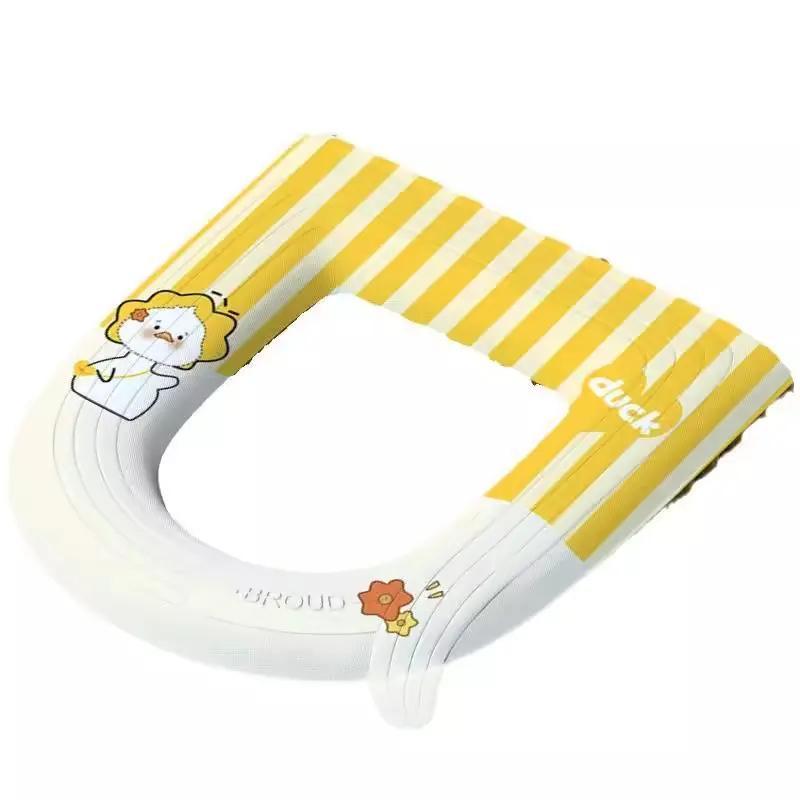 Coussin de siège de toilette universel imperméable lavable sans eau et housse adhésive