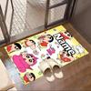Custom Name Personalized Crayon Shin Print Carpet, Versatile Home Decor Rug, for Playroom, Apartment, Balcony, Entryway, Hallway Gift