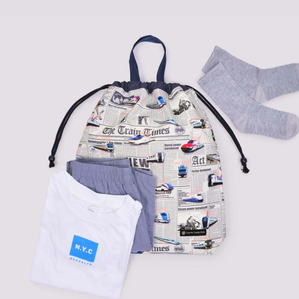 CANDY Large Drawstring Gym Clothes Bag Future Planetary Exploration and Spaceship Design sticker Boys [COLORFUL STYLE] [2026 Model] Water-repellent,