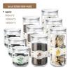 Transparent Glass Tea Storage Can - Moisture-Proof, Sealed Jar for Chrysanthemum & Dried Tangerine Peel