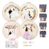 4pack Embroidery Kits For Adults Diy Embroidery Kits For Beginners Hand Embroidery Kit With Pattern