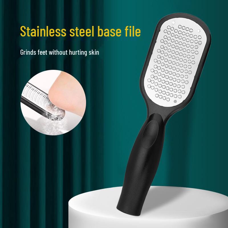 Portable Stainless Steel Foot File: Exfoliating Callus Scrubber and Repair Tool