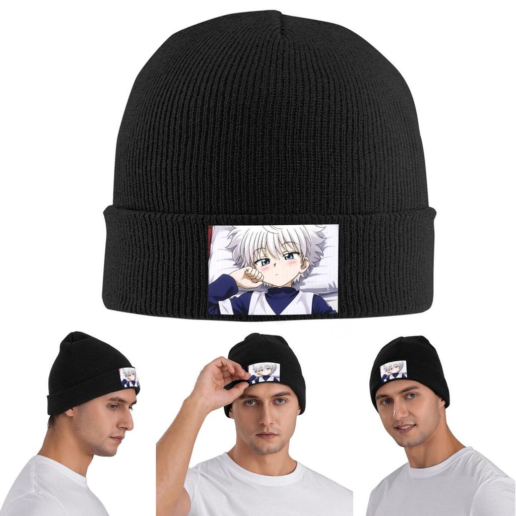 Anime Hunter X Hunter Warm Knitted Cap Winter Knit Bonnet Hat Skullies Beanies Hip Hop Caps for Unisex