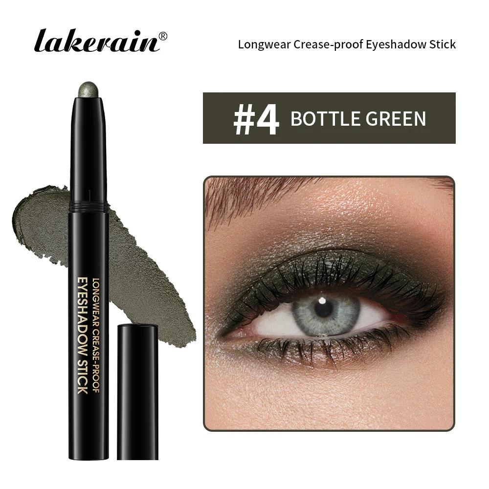 10 Waterdichte Romige Oogschaduw Potlood Stick Langhoudend Mat Parelmoer Kleurverloop Highlighter Pen Glitters Lui Ogen Make-up