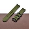 Nylon Three-Ring Buckle Watch Band for Samsung Active 3/4/5 & Huawei S3 - Canvas Woven Wristband