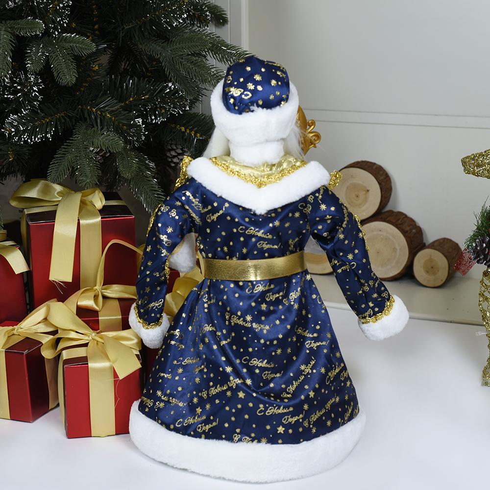 Santa Claus Snow Maiden Candy Kyblík s taškou na ukládání hudby Plyšová panenka Vánoční dekorace Dárky Nový rok Ozdoby Dekor