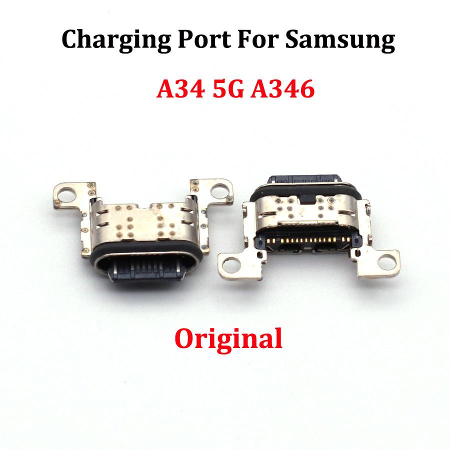 10pcs Original Charging Port Connector USB for Samsung A05 A15 A25 A35 A55 A13 A04 A04S A14 A23 A33 A24 A34 A54 A53 Charge Plug
