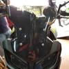 Schwarzer Windschild-Deflektor für Yamaha MT-09 2017-2019