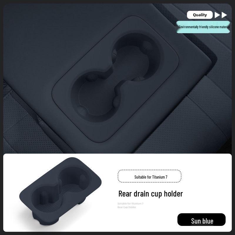 BYD Leopard Titanium 7 Rear Silicone Cup Holder Accessory
