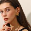 MamacitaSlay 316L Stainless Steel Star Stud Earrings Party Waterproof 18K Gold Plated Jewelry Women's Charm Statement Earrings