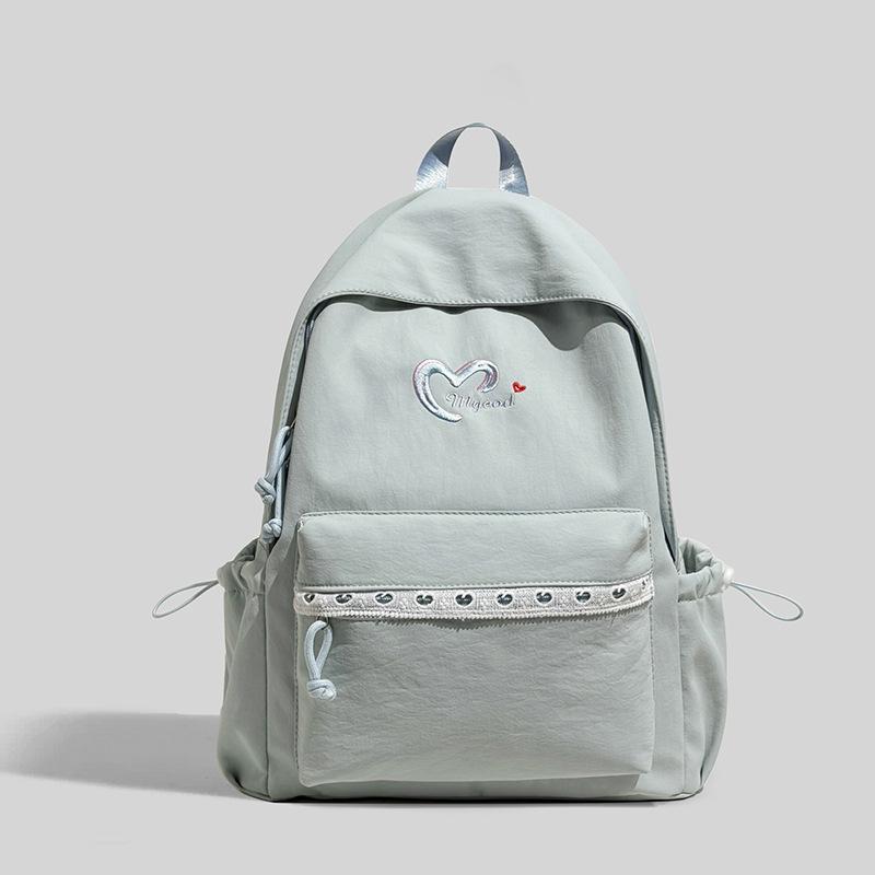 Schoolbag Japanese ins small fresh casual girl backpack high value junior high school niche tidal design teen schoolbag