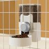 Dog Hanging Automatic Water Dispenser, Large Capacity Feeder, Enclosure Pet Bowl Pink Feeder