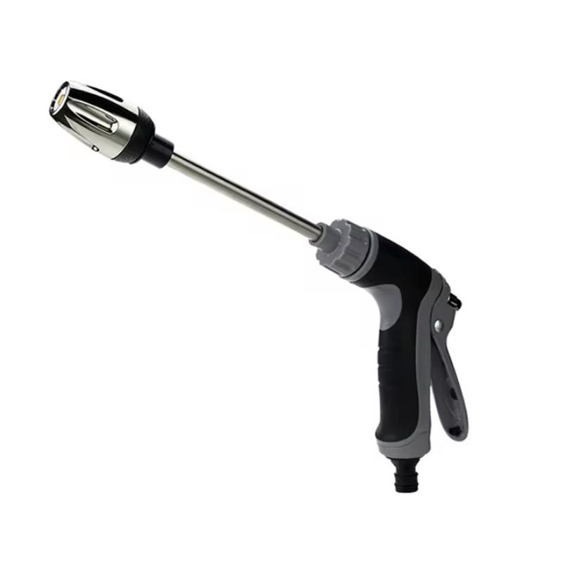 

Металлический удлинитель, водопистолет для мойки автомобилей под высоким давлением, резиновая ручка, сопло с длинным стержнем из сплава. Личный домашний продукт