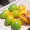Temperaturfarbwechselndes Mango-Quetschspielzeug, Neuheit, Flüssige Formbare, Weiche, Dehnbare Stressabbau-, Dekompressionsspielzeug für Erwachsene