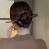 Cat Wooden Hair Stick Wood Hair Chopstick Antique Chinese Style Hairpin  Girls