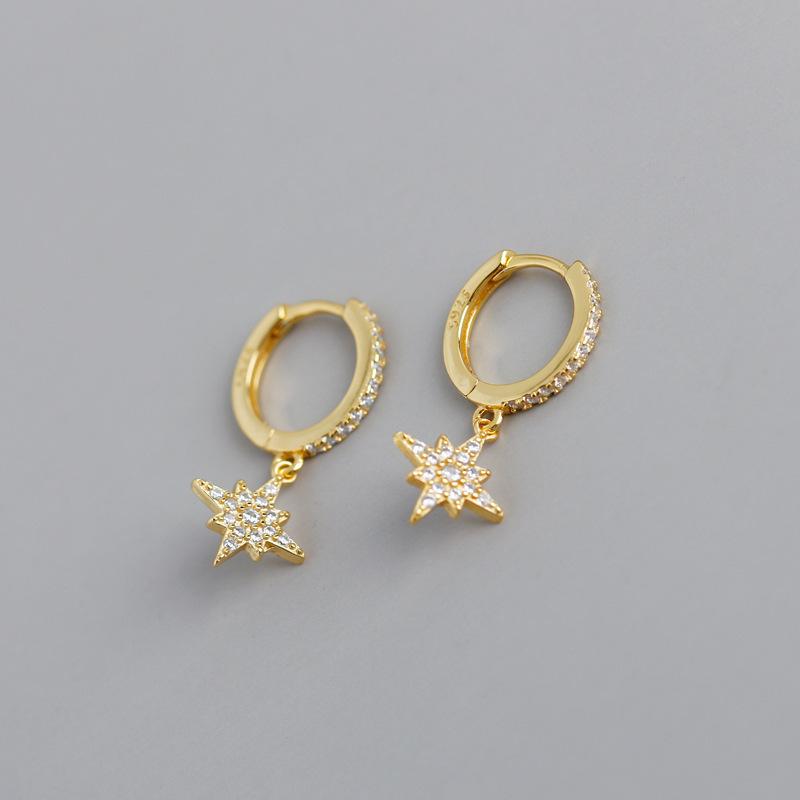 New Arrival Double Chains Long Tassel Drop Earrings For Women Korean Stainless Steel Zircon Hanging Earring Piercing Jewelry
