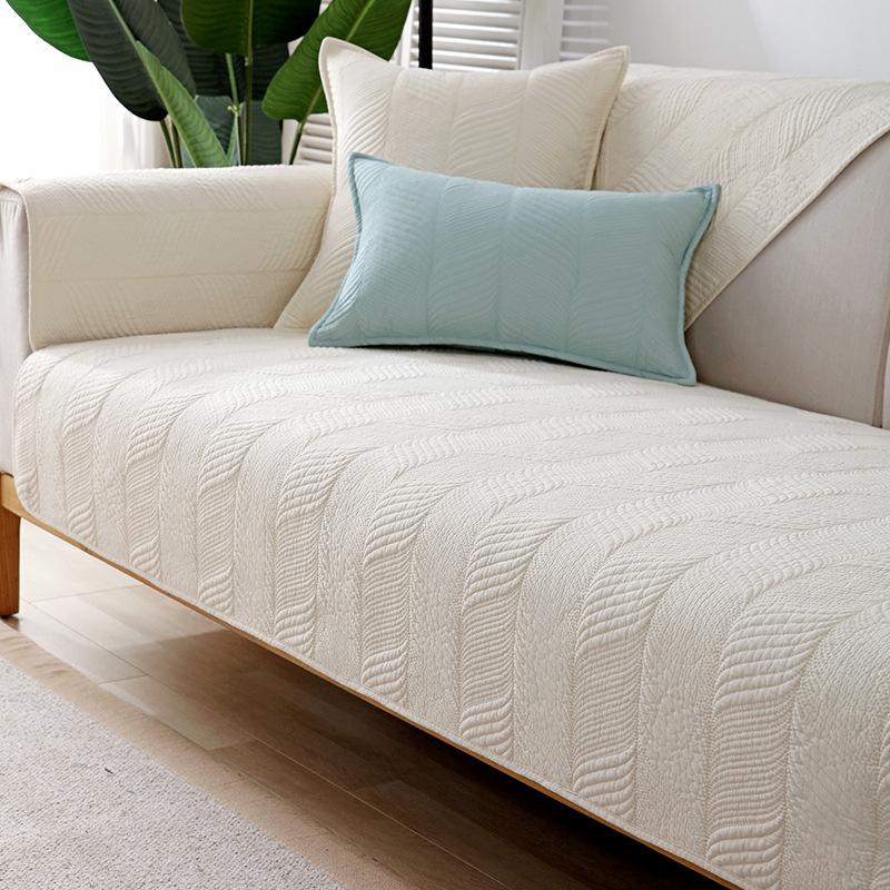 Sofa Cushions, All-season Universal Cotton Non-slip Seat Cushions, Simple and Modern, Summer Cover Cloth and Leather Sofa Covers, Scarves