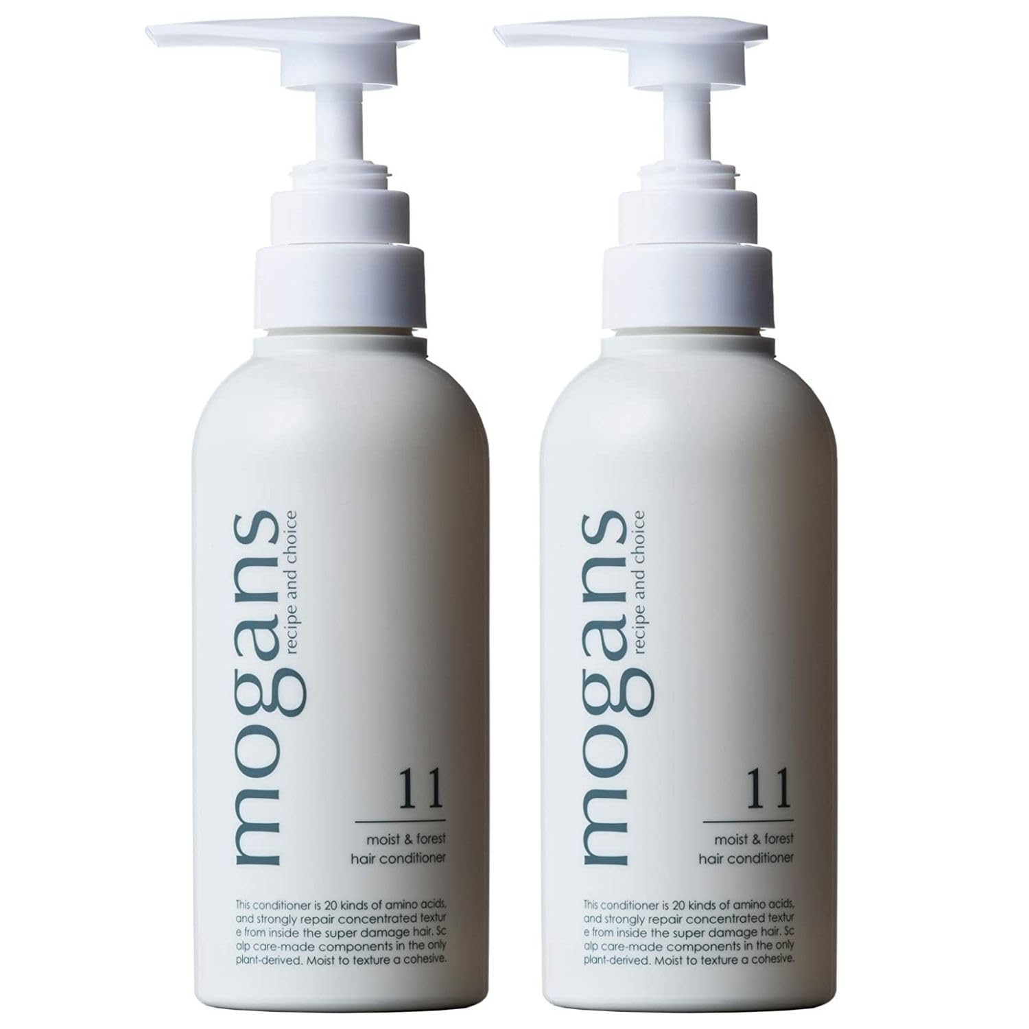 

MOGANS Увлажняющий лесной аминокислотный 2 300 мл & Кондиционер, Бутылки, (Органический, Без добавок, Без силиконов)