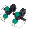 Adjustable Fan Spray Nozzle External Thread for Agriculture Garden Irrigation Tubing Pesticide Sprayer Watering Tool