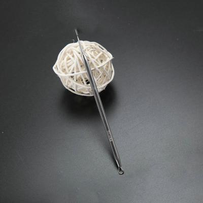 1PC Estrattore di punti neri Argento Punti neri Cleaner Acne Rimozione imperfezioni Aghi Macchie nere Strumento detergente per pori