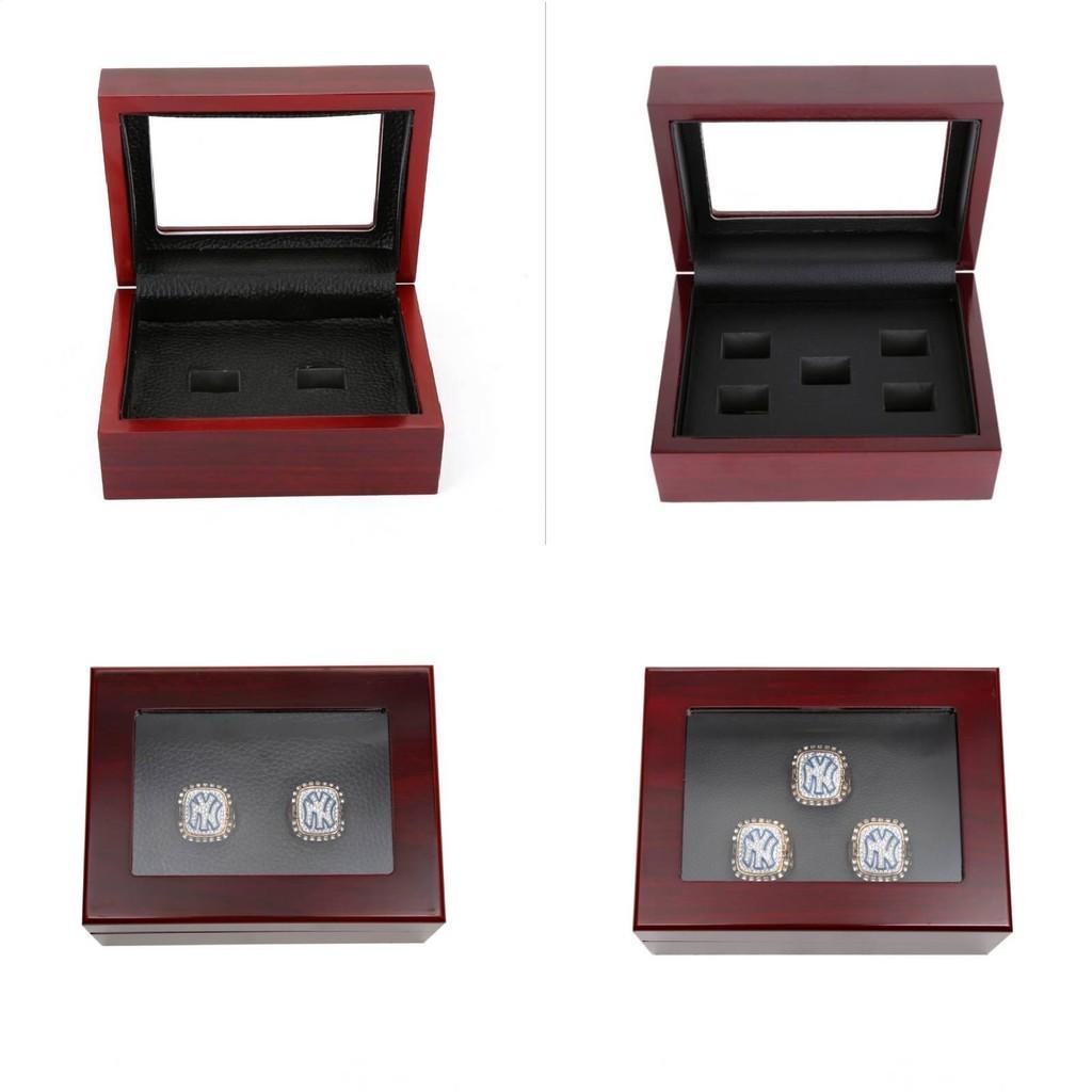 Casket Jewelry Fashion Simple Exquisite Girls Ring Jewelry Porous Mahogany Set