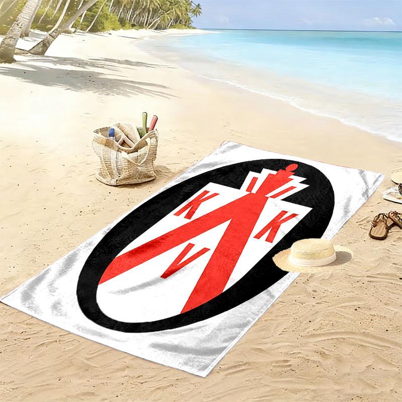 KV Kortrijk Print Beach Towel, Large Soft Quick Dry Towel for Beach Camping Swimming