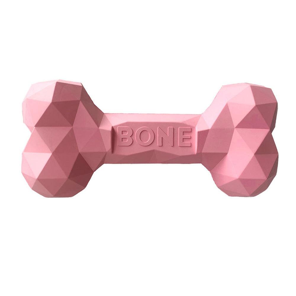 Rubber  Shaped Bone Toys Bite-resistant Pet Chew Toy Pet Leaky Food Bone Toy  Gift