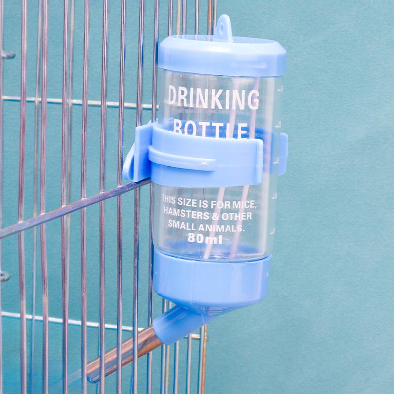 Hamster Small Pets Water Drinking Bottle Plastic Rat Pet Dispenser Feeder Cage Hangable Water Bottle Pet Drinking Fountain
