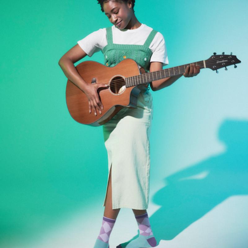 

SoxOverWhatever Aesthetic Indie Perry Blue [S] Quarter S(220-250mm)