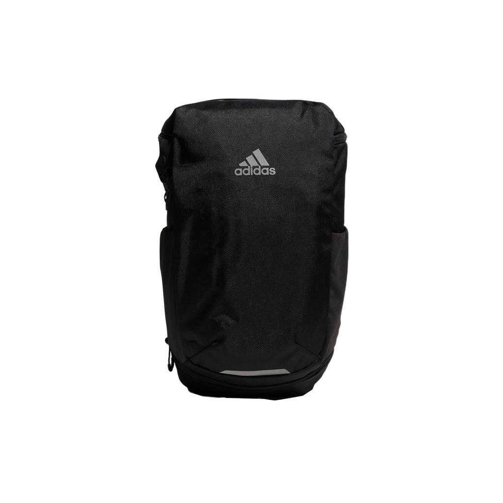 adidas Kids J Op/Syst Sports Casual Solid Color Simple Logo Zipper Backpack Men Backpack Black HN6683