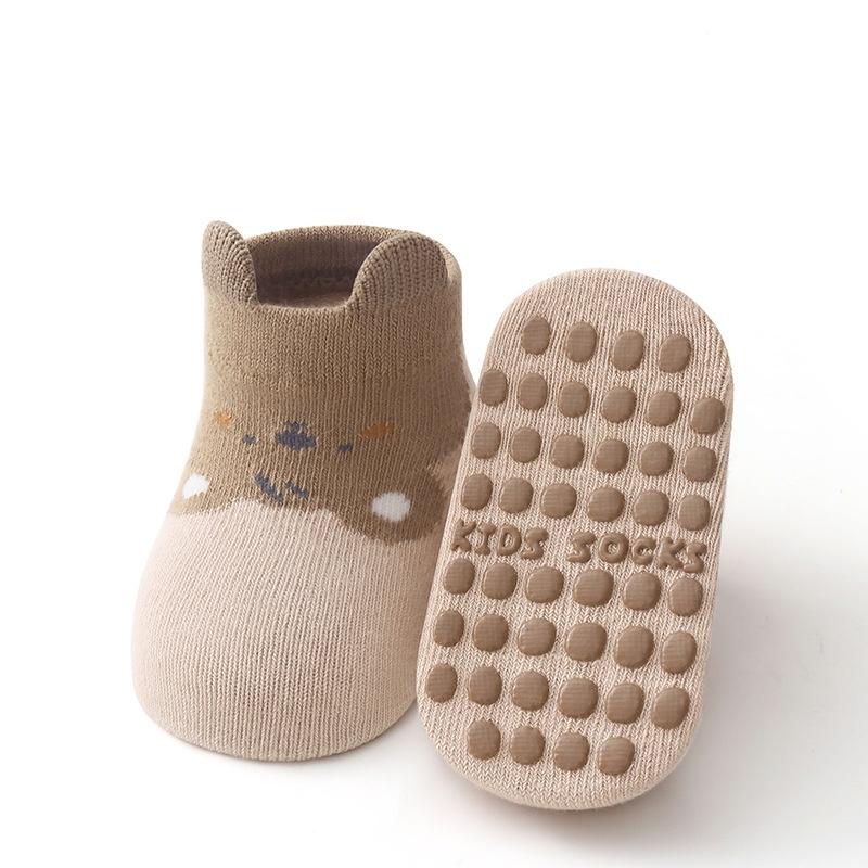 Kids Floor Socks For Boys Girls Four Seasons Children's Girl Boy Cotton Socks Anti-slip Cute Cartoon Infant Toddler Short Sock