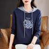 Sweatshirt Women Cotton Oversized Blouse Loose Casual Pullover Hooded Sweatshirt Tops